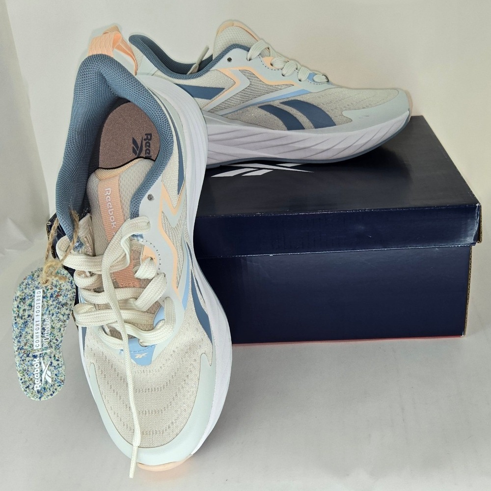 Reebok Verse Womens Running Shoes Grey Blue Peach AR30283W-SLO Size 6 NWT - Picture 5 of 16